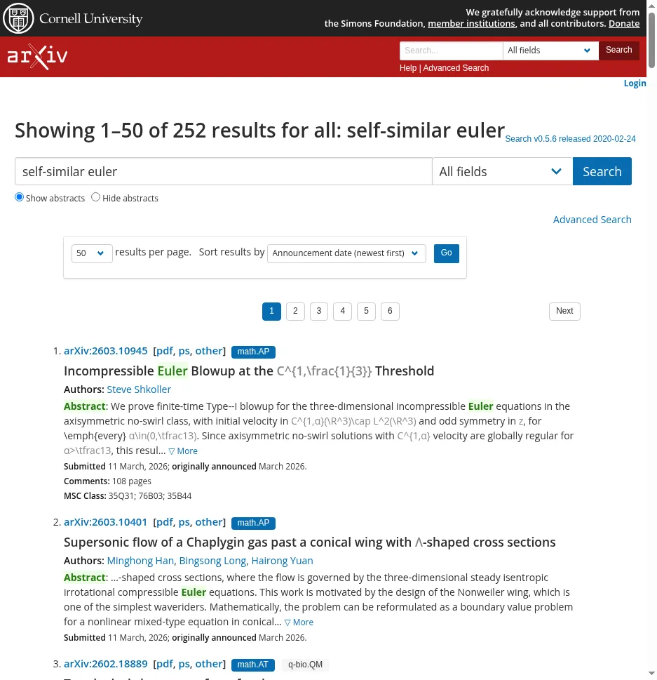 arXiv search results for Caffarelli-Kohn-Nirenberg